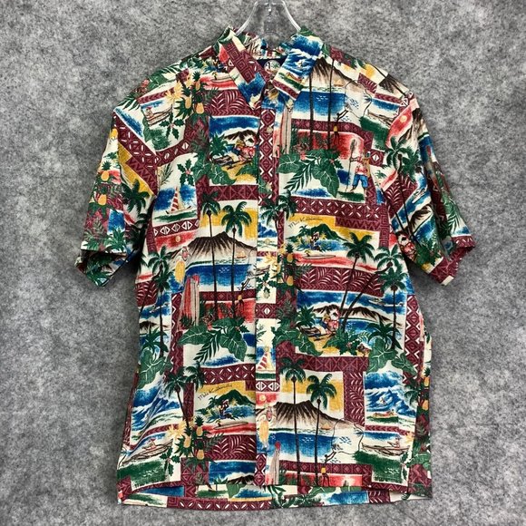 NEW Reyn Spooner Mele Kalikimaka Hawaiian Shirt‎ Large L Christmas NWT RARE